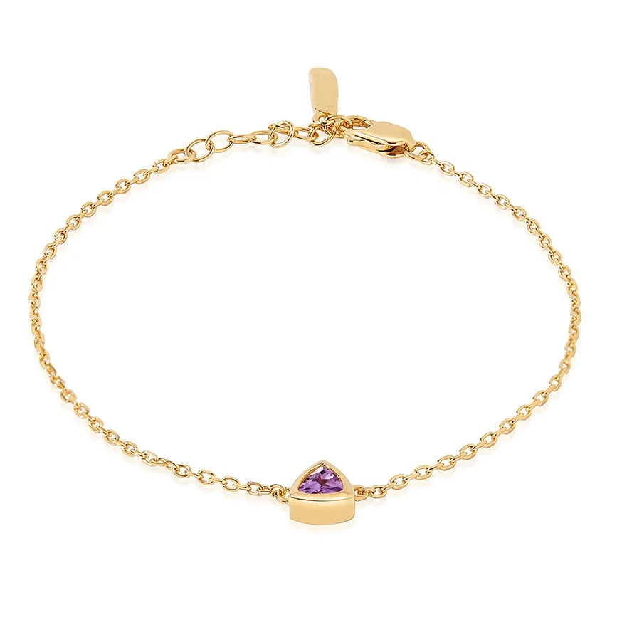 North & Pearl Trillion Birthstone Bracelet product image