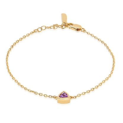 North & Pearl Trillion Birthstone Bracelet product thumbnail 2