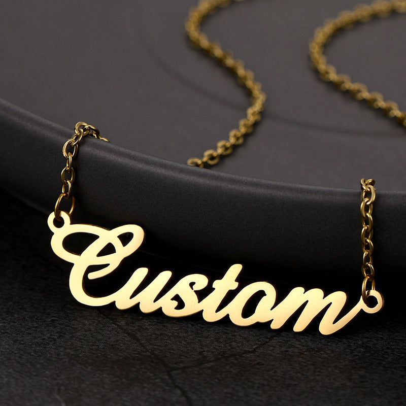 North & Pearl Framed Letter Necklace product image 3