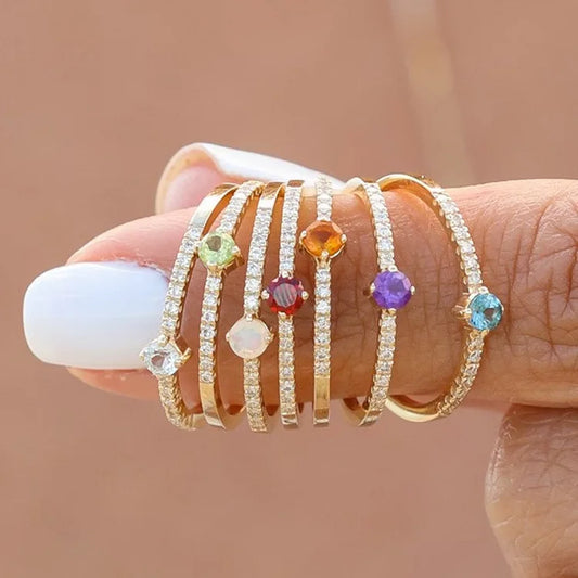 North & Pearl Oval Color Accent Ring ring image 1