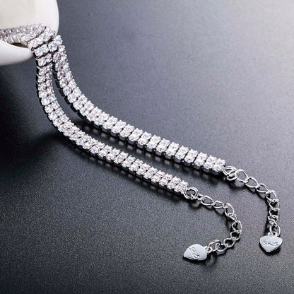 North & Pearl Double Row CZ Tennis Bracelet product thumbnail 1
