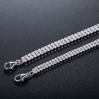 North & Pearl Double Row CZ Tennis Bracelet product thumbnail 2