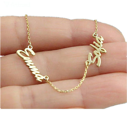 North & Pearl Nameplate Charm Necklace product thumbnail 4