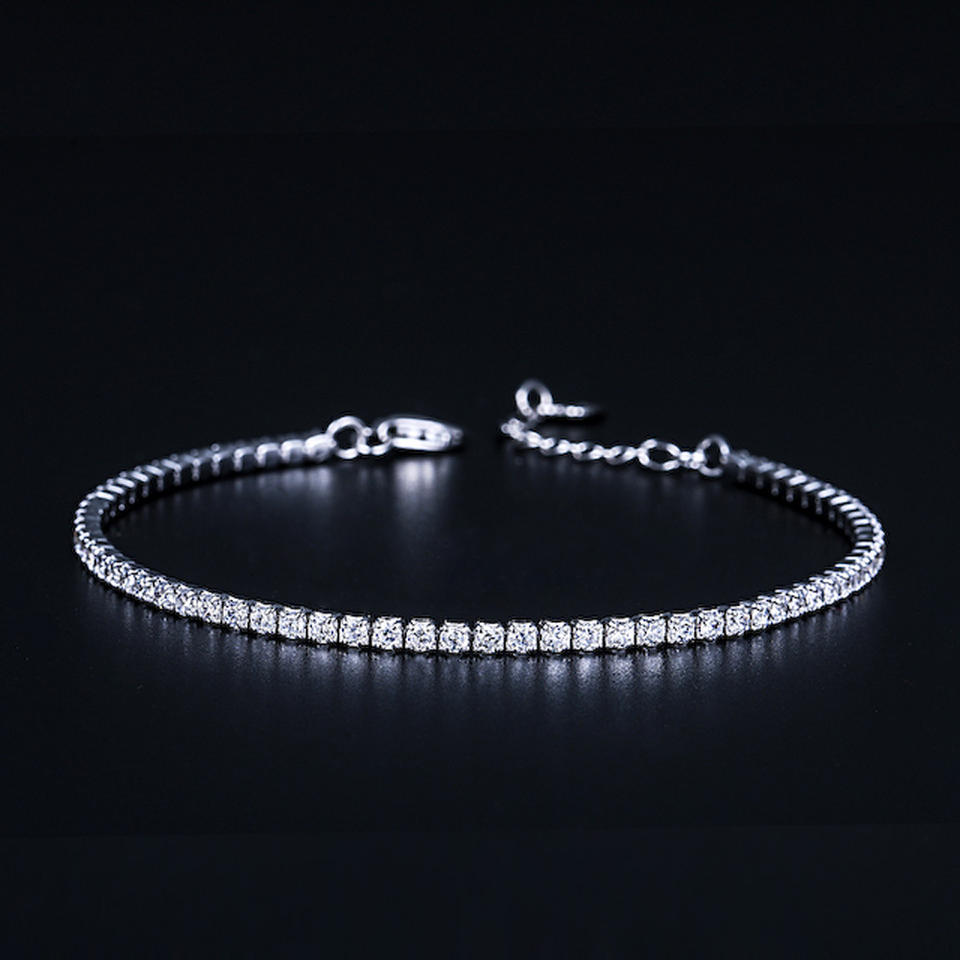 North & Pearl Dainty CZ Tennis Bracelet product image 1