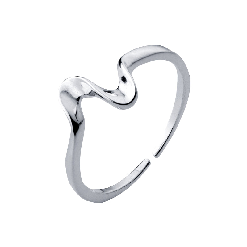 North & Pearl Sculpted Wave Toe Ring product image 1