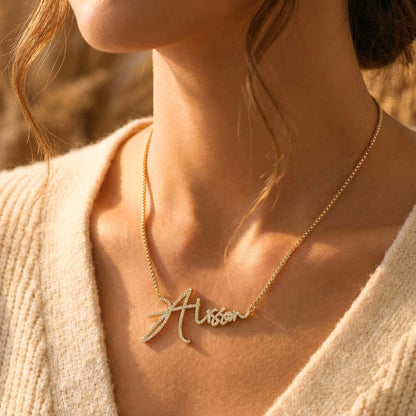 North & Pearl Sparkle Drop Necklace product thumbnail 4