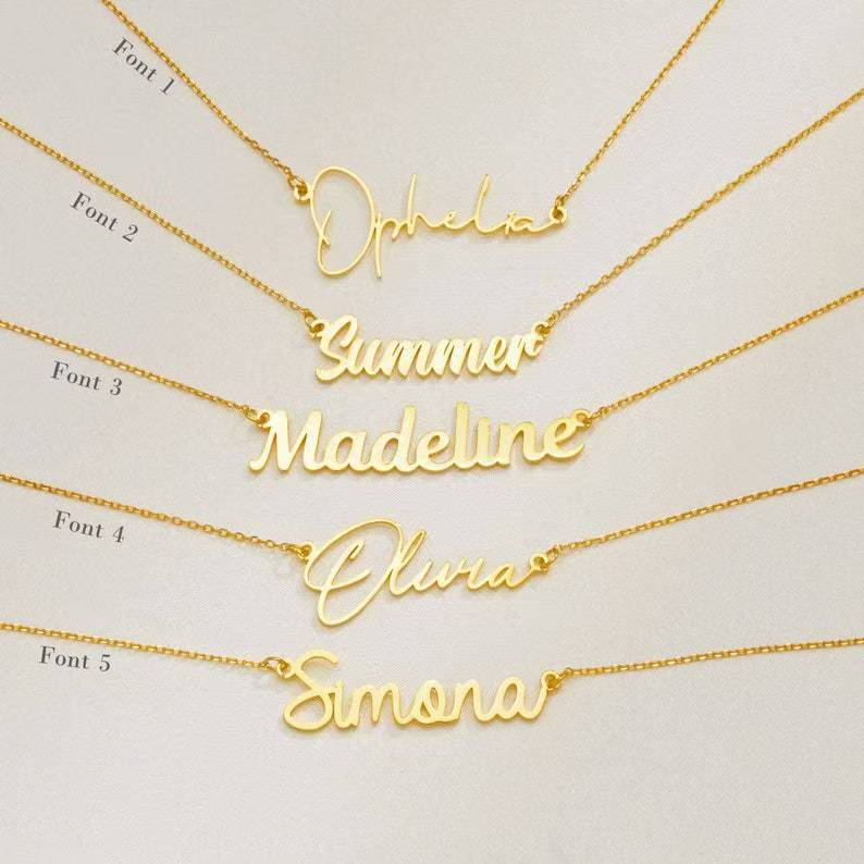 North & Pearl Layered Letter Necklace product image