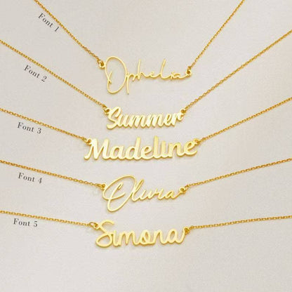 North & Pearl Layered Letter Necklace product thumbnail 3