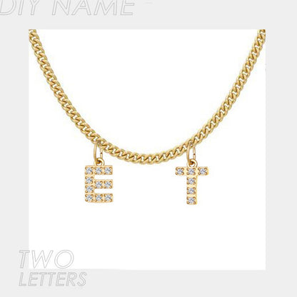 North & Pearl Pendant Polished Initial Necklace product thumbnail 5