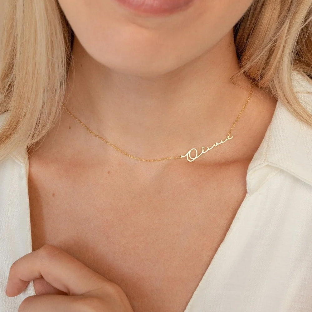 North & Pearl Charm Refined Initial Necklace product image 4