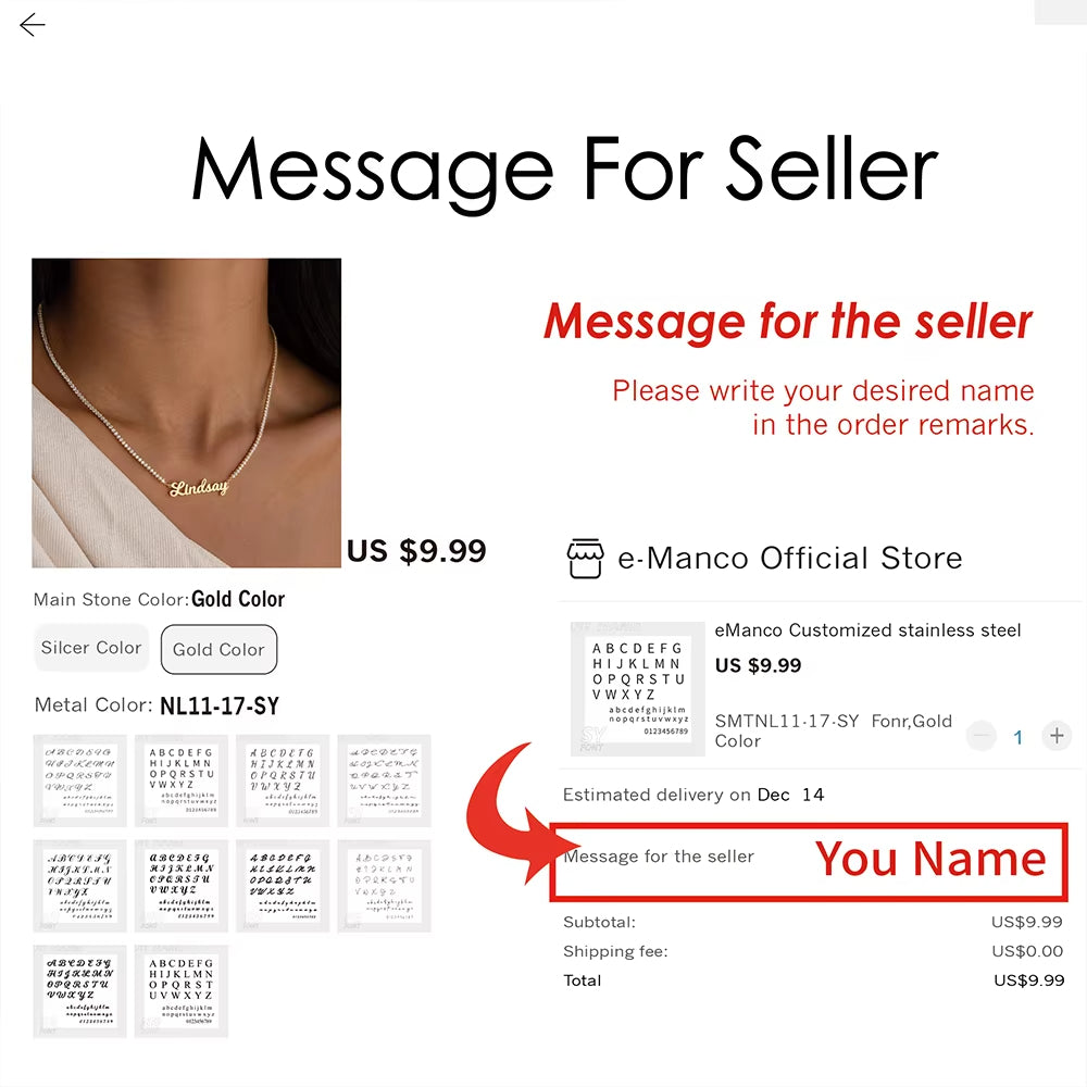 North & Pearl Keepsake Letter Necklace product image