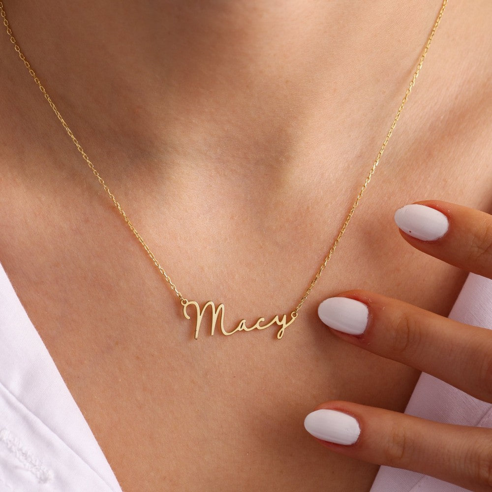 North & Pearl Layering Name Necklace product image 4