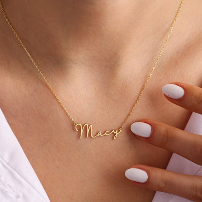 North & Pearl Layering Name Necklace product thumbnail 4
