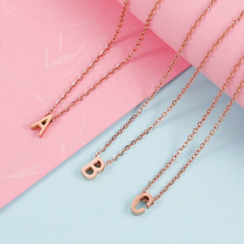 North & Pearl Framed Initial Necklace product image 5