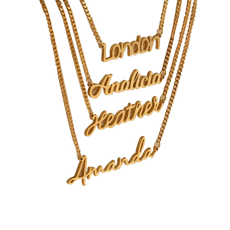 North & Pearl Layering Letter Necklace product image 5