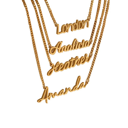 North & Pearl Layering Letter Necklace product thumbnail 5