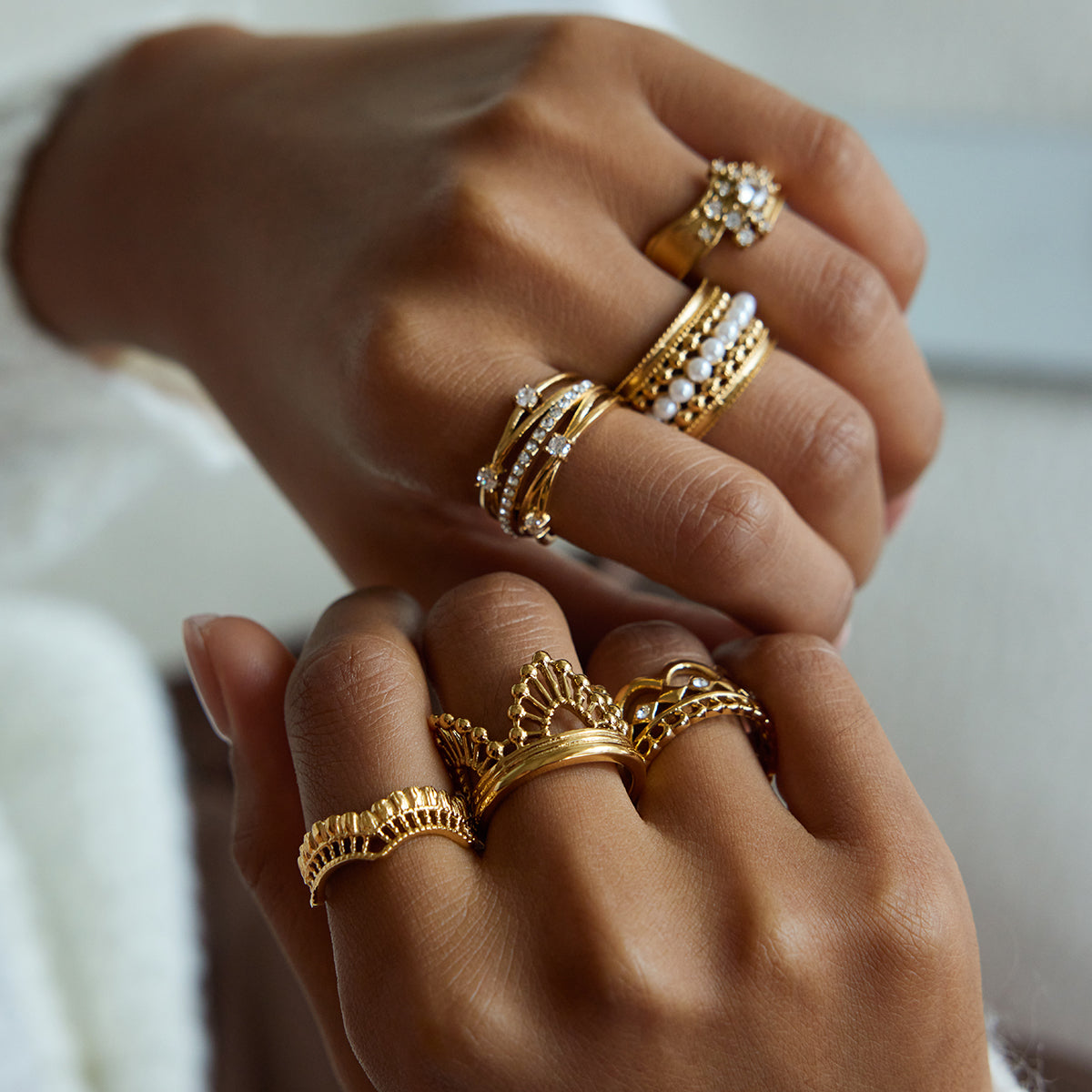 North & Pearl Minimal Statement Ring product image 2