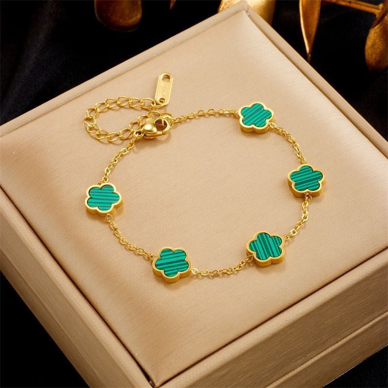 North & Pearl Polished Bloom Bracelet product image
