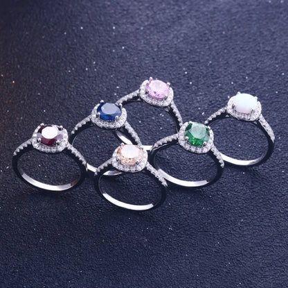 North & Pearl Opal-Style Birth Month Ring product thumbnail 4