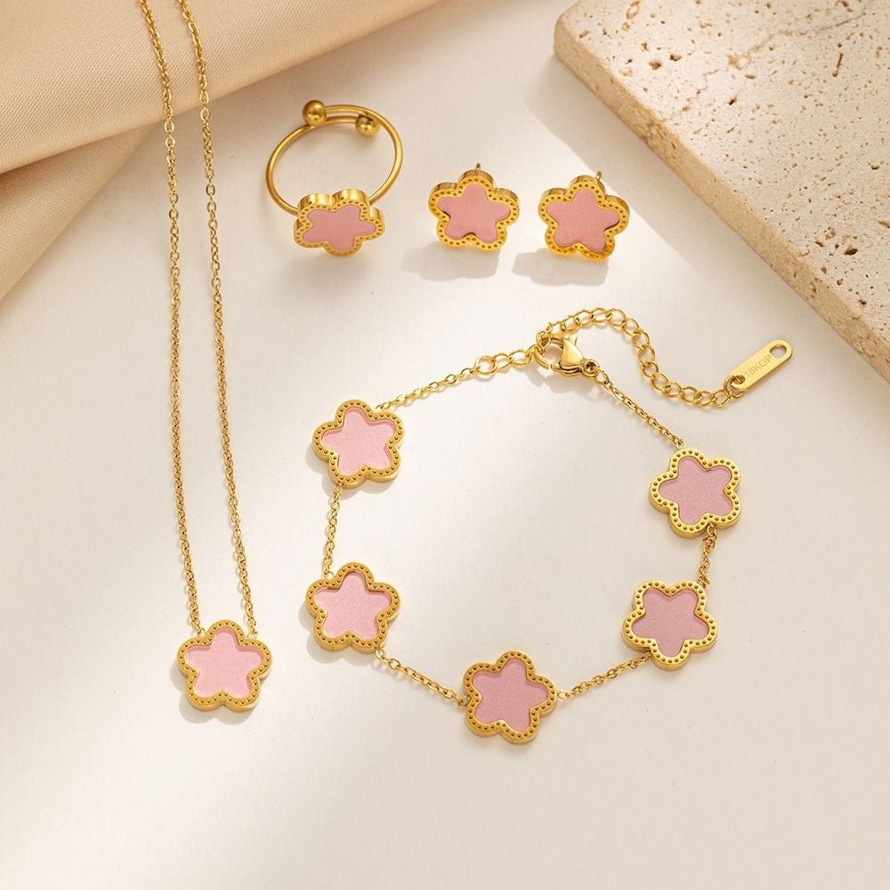 North & Pearl Flower Jewelry Set product image 5