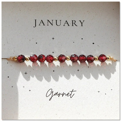 North & Pearl Dainty Birthstone Bead Bracelet product thumbnail 5