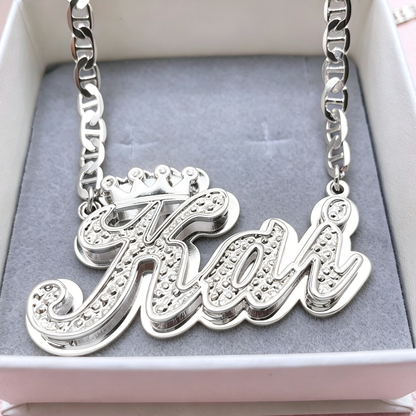 North & Pearl Classic Letter Necklace product thumbnail 6