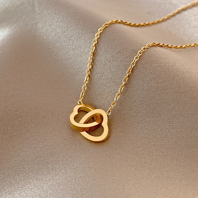 North & Pearl Open Heart Pendant Necklace product image