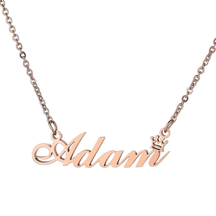 North & Pearl Script Classic Name Necklace product image
