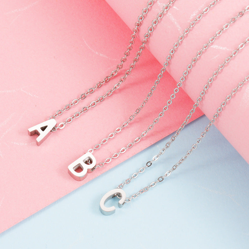 North & Pearl Framed Initial Necklace product image 3