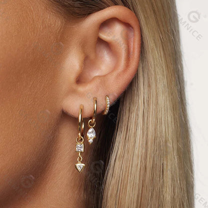 North & Pearl Essential Huggie Earrings product thumbnail 3
