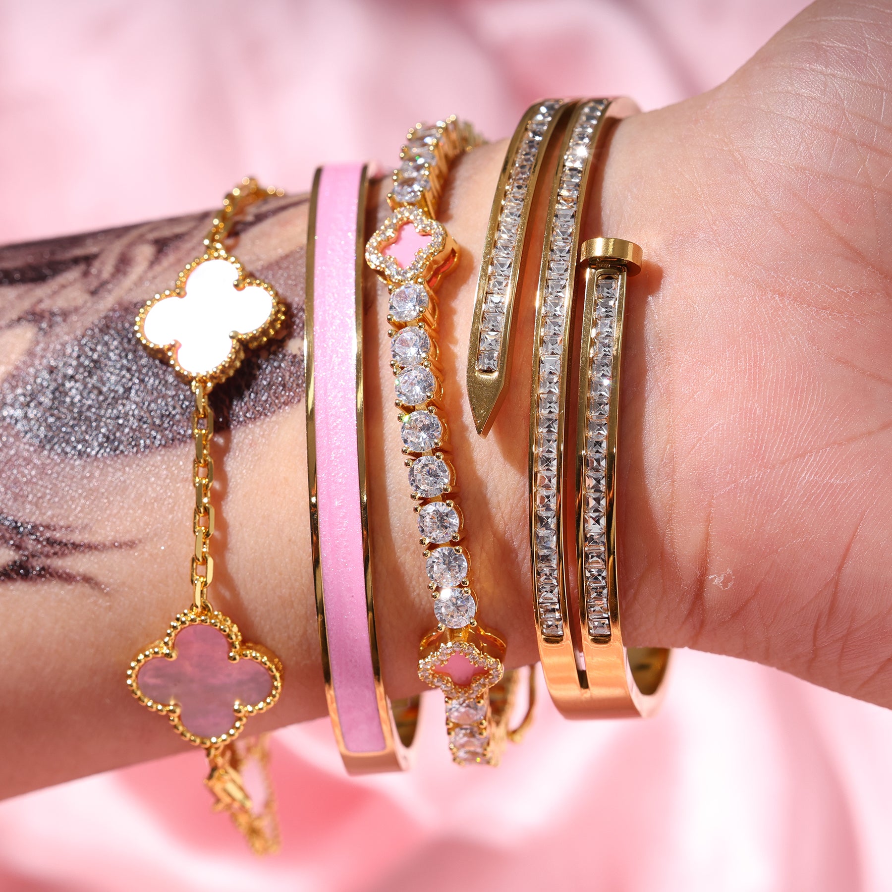 North & Pearl Clover Station Bracelet product image 3