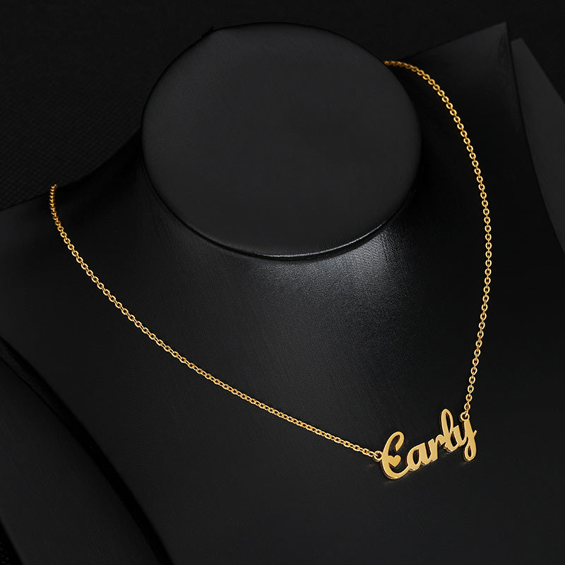 North & Pearl Everyday Letter Charm Necklace product image 2