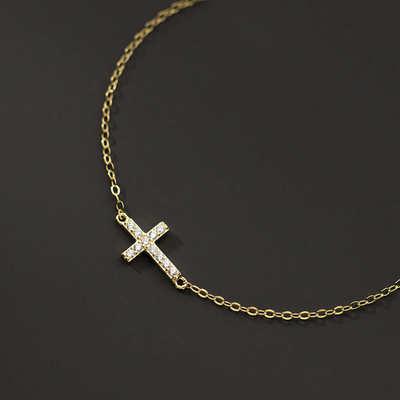 North & Pearl Sideways Cross Bracelet product image 3