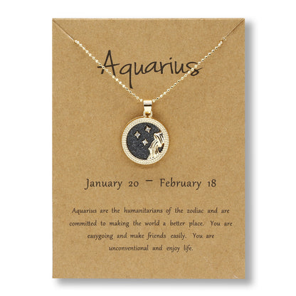 North & Pearl Zodiac Wish Card Necklace product thumbnail 5