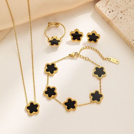 North & Pearl Flower Jewelry Set product image 1