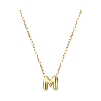North & Pearl Minimal Initial Pendant Necklace product thumbnail 2