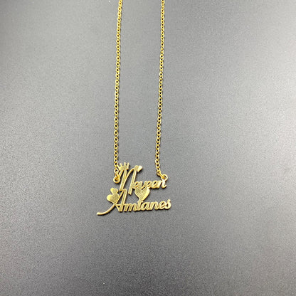 North & Pearl Custom Script Pendant product thumbnail 5