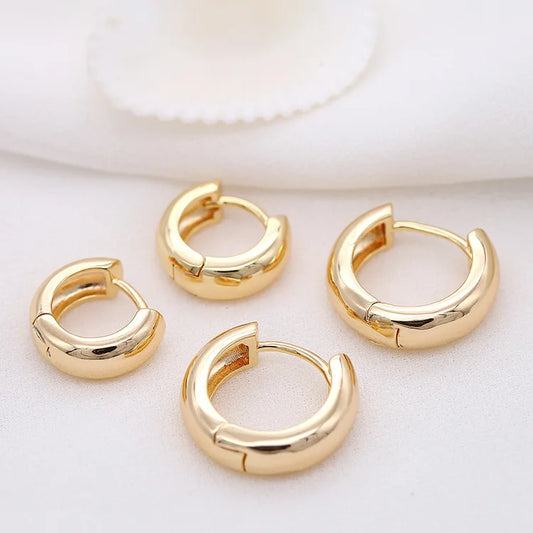 North & Pearl Classic Huggie Hoop Earrings earrings image 2
