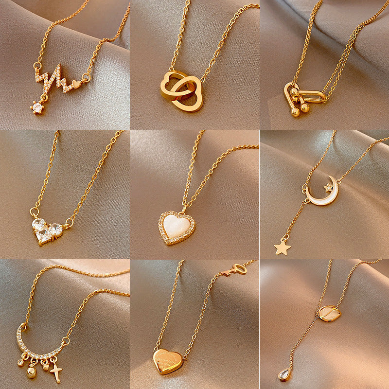 North & Pearl Open Heart Pendant Necklace product image