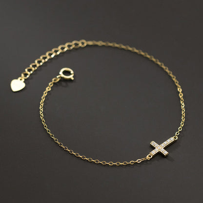 North & Pearl Sideways Cross Bracelet product thumbnail 2