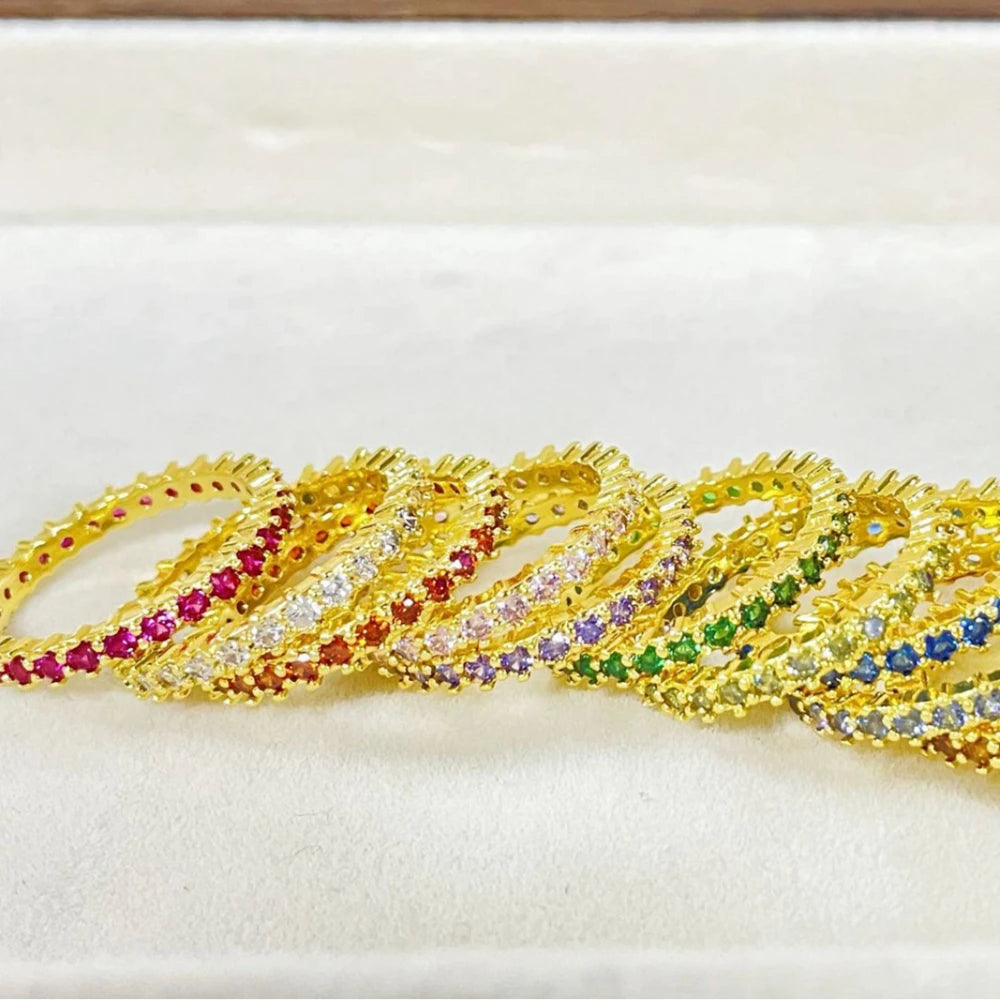 North & Pearl Infinity Heart Birthstone Ring product image