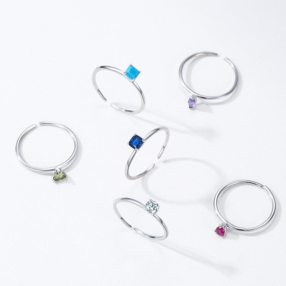 North & Pearl Birthstone Stacking Ring product image 3