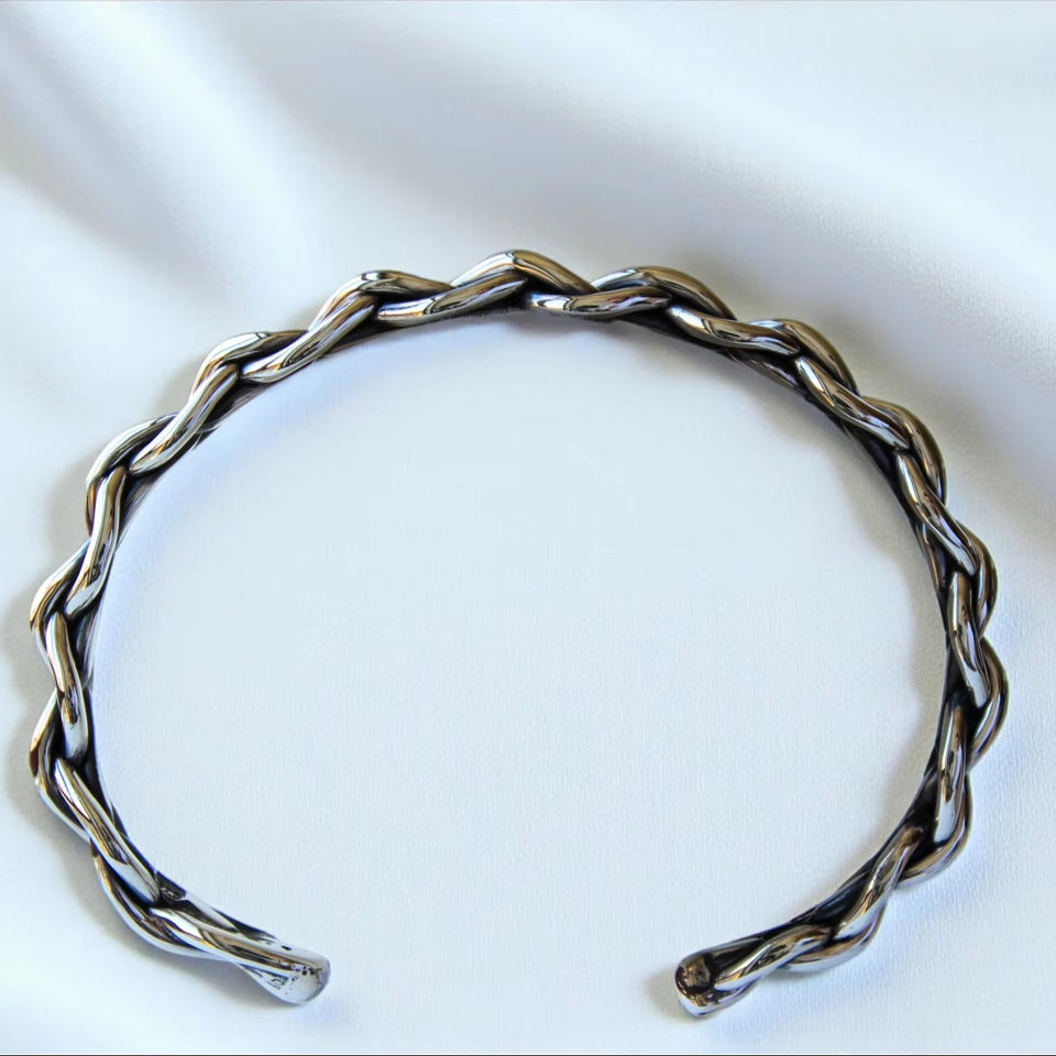North & Pearl Braided Cuff Bracelet product image 1