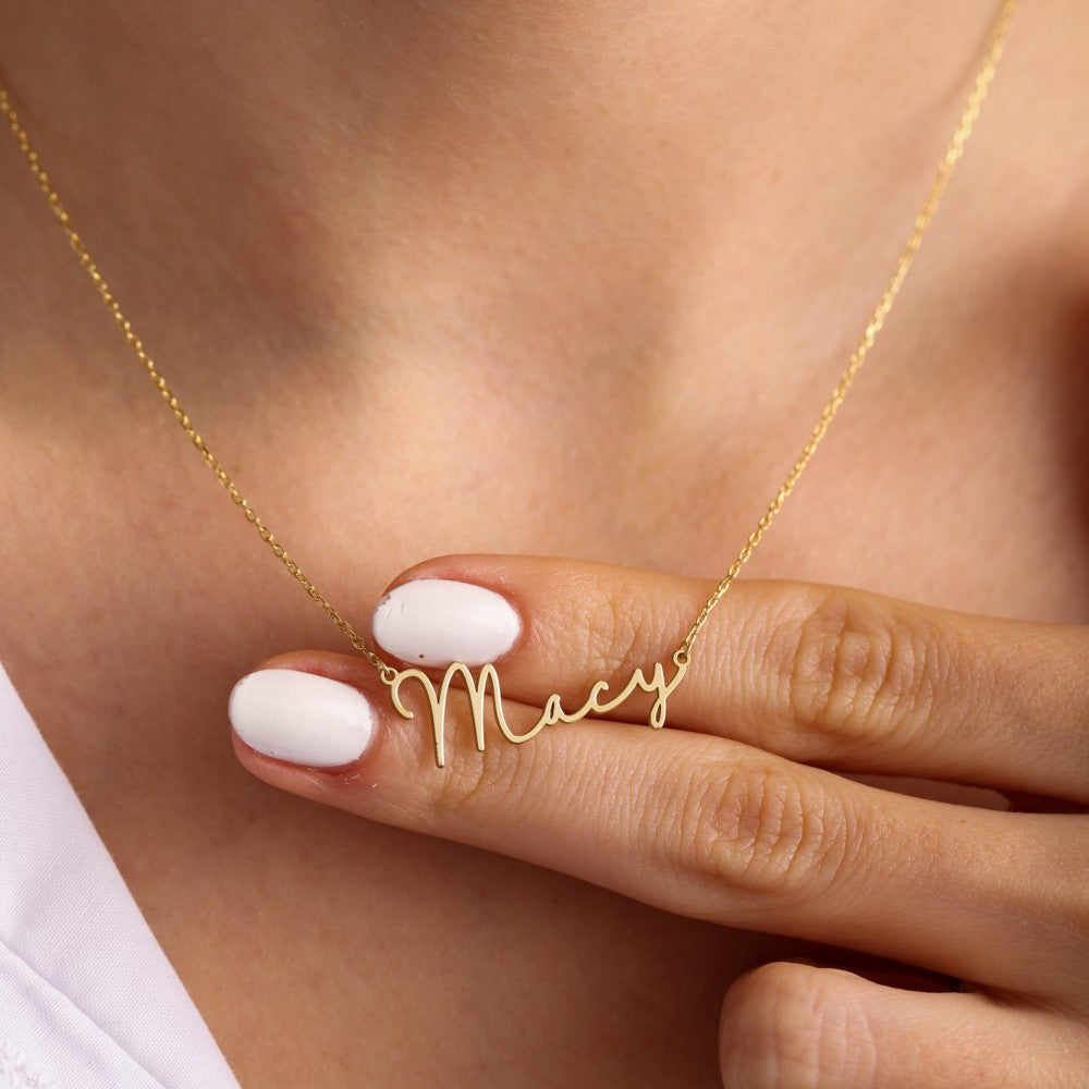 North & Pearl Layering Name Necklace product image