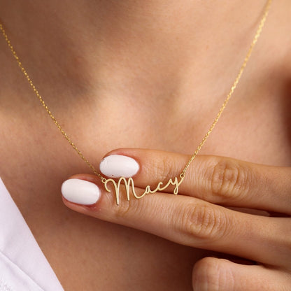 North & Pearl Layering Name Necklace product thumbnail 3