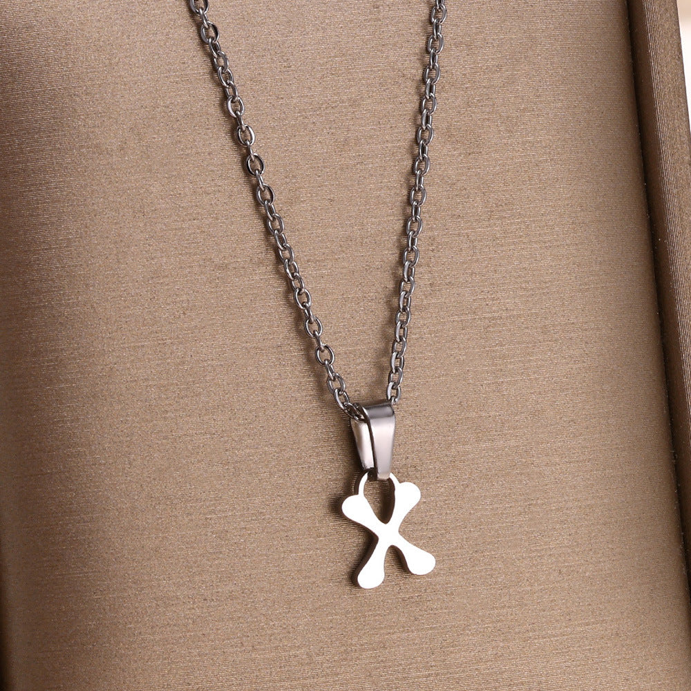 North & Pearl Charm Polished Initial Necklace product image 6