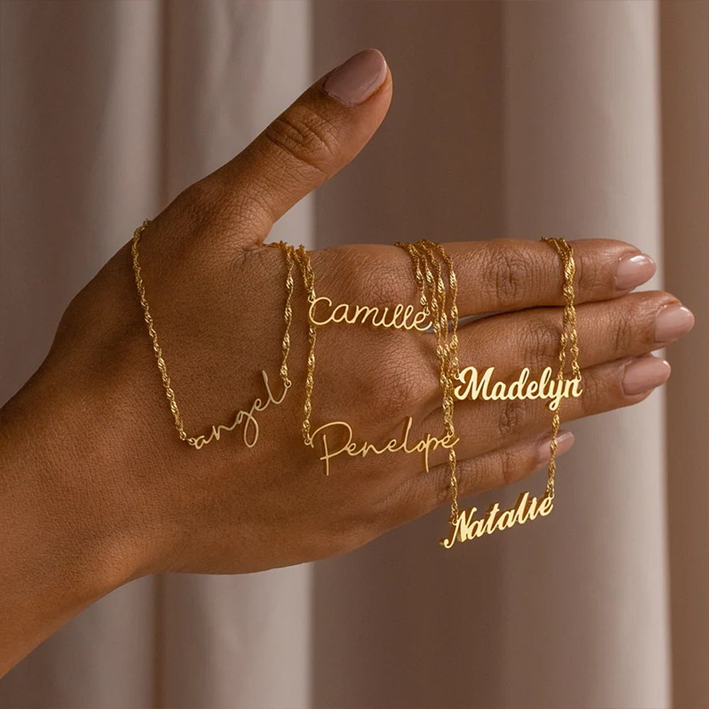 North & Pearl Everyday Classic Name Necklace product image 1