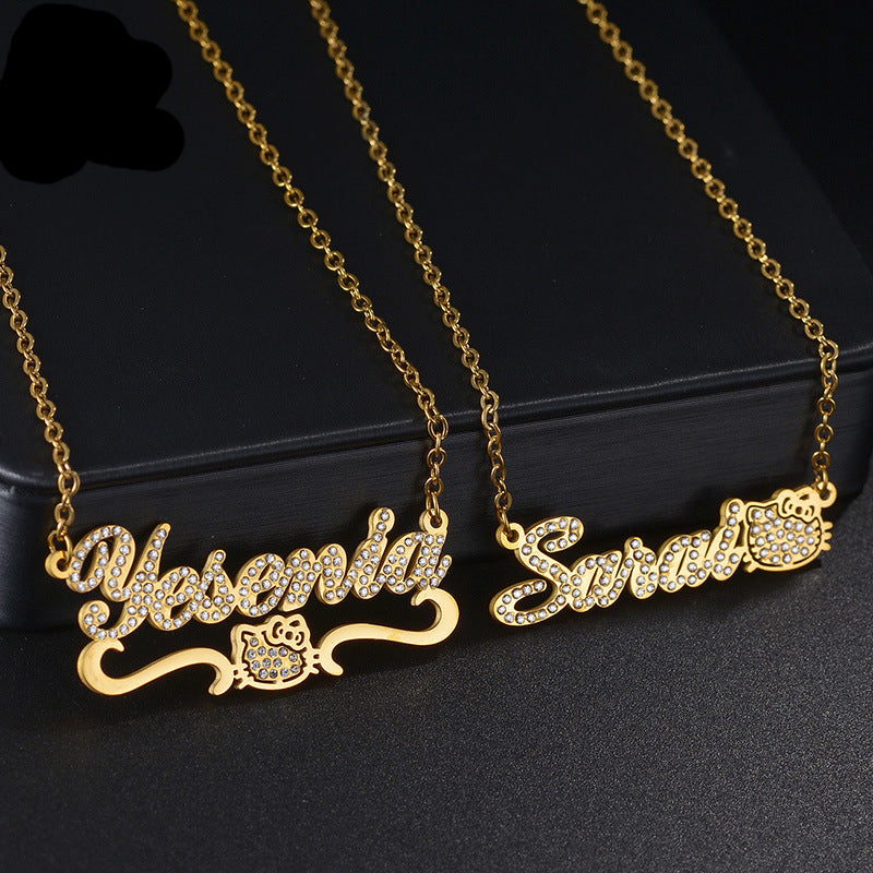 North & Pearl Minimal Letter Pendant product image 1
