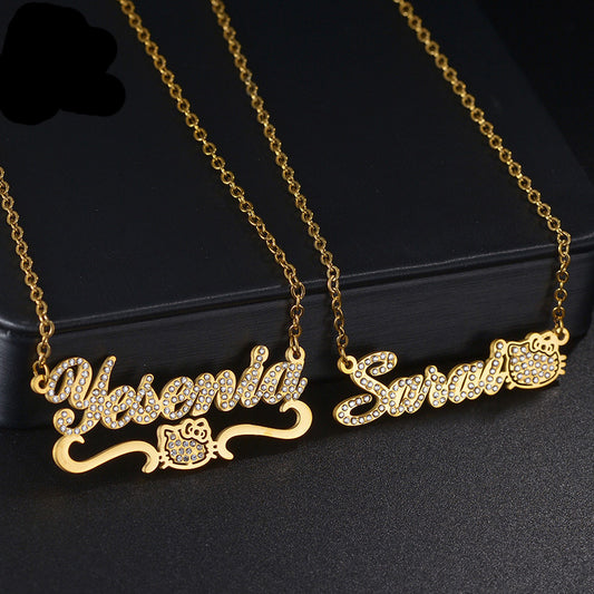 North & Pearl Minimal Letter Pendant product image 1