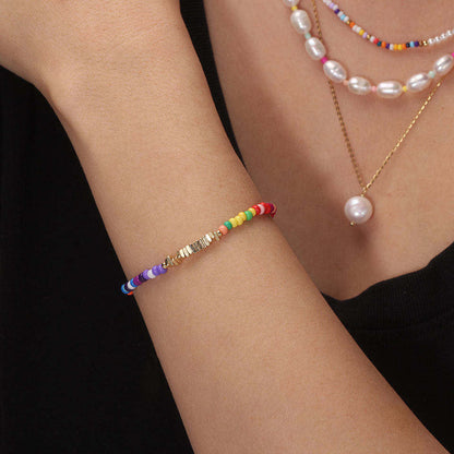 North & Pearl Bohemian Bead & Pearl Bracelet product thumbnail 2